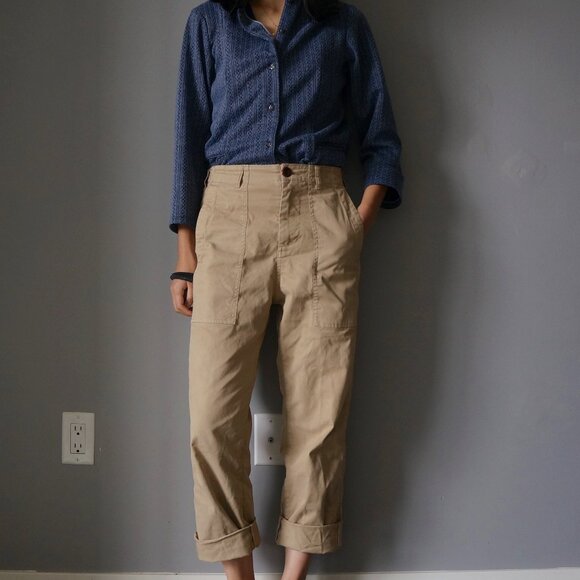 Alex Mill Tan Cotton Chino Pants - Picture 1 of 5